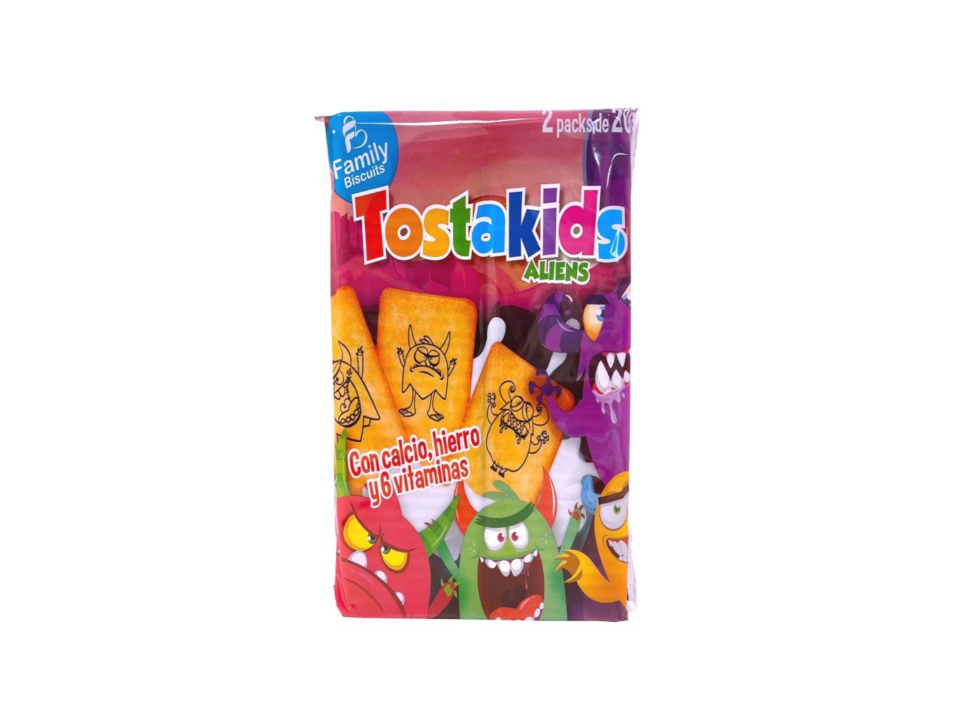 BOLACHAS FAMILY BISCUITS TOSTAKIDS 400 G