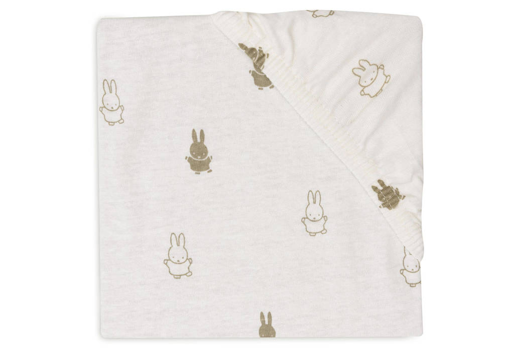 jersey aankleedkussenhoes 50x70 cm Happy Miffy - Olive Green