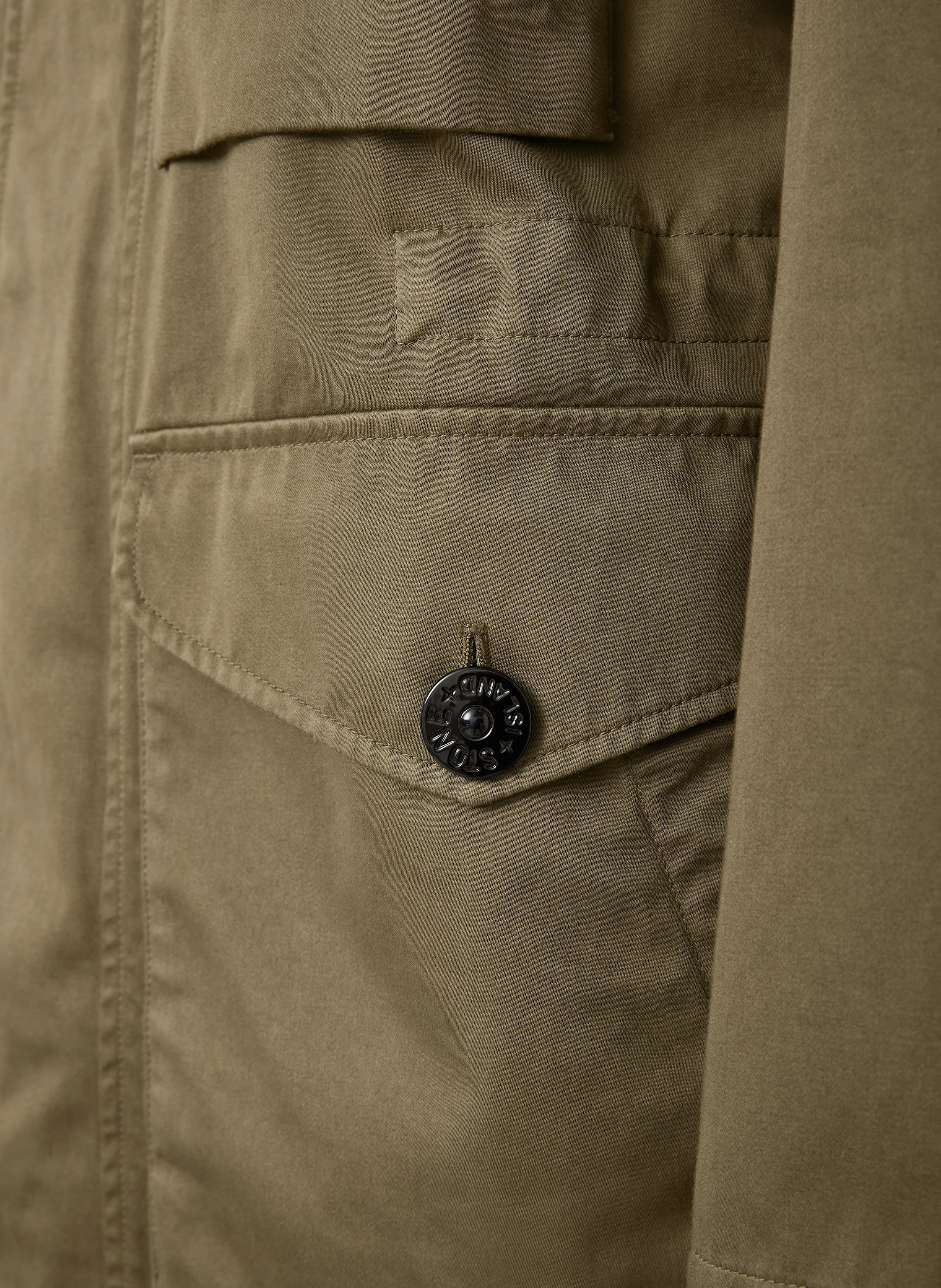 STONE ISLAND Parka mit abnehmbarer Kapuze
