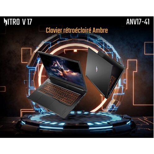 PC portable Acer gaming Nitro V 17 AI ANV17-41-R76N 17,3