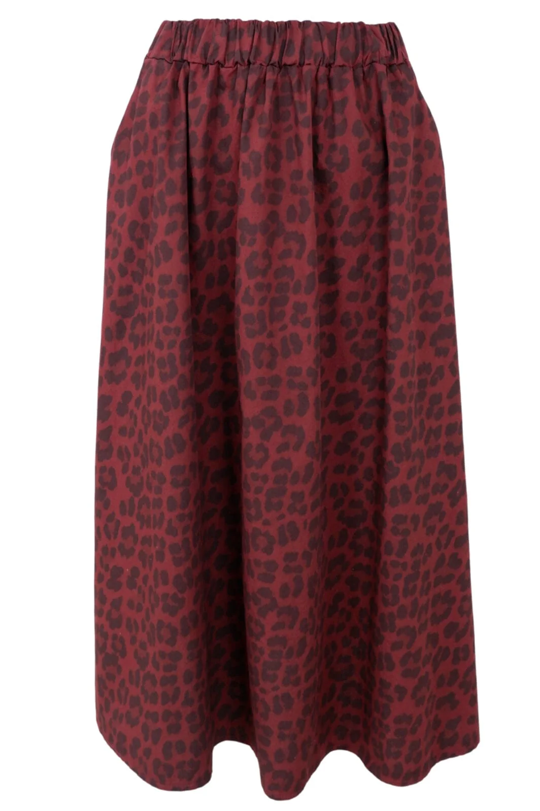 Black Colour Bcabbie Leo Skirt wine leopard