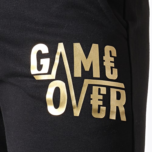 Pantalon Jogging Game Over Noir Or