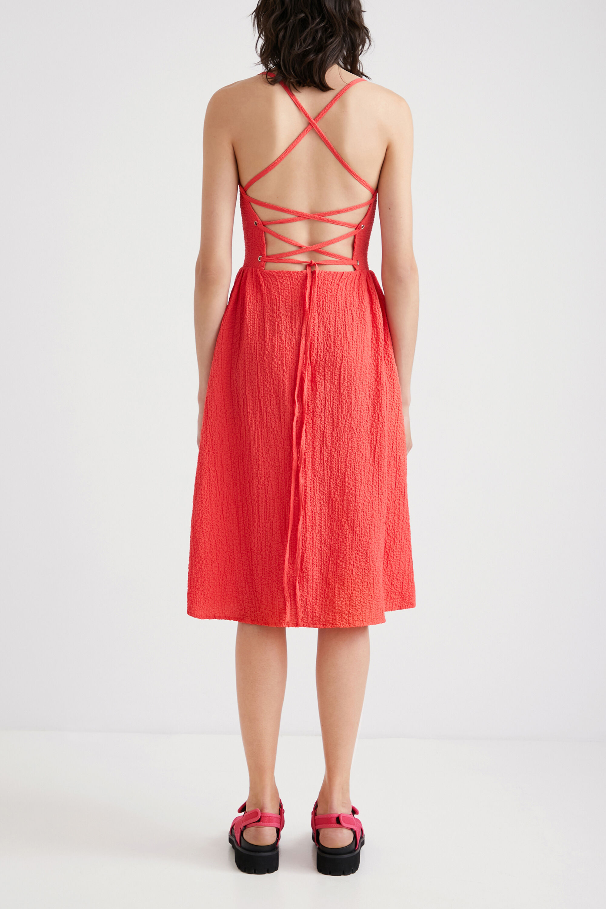 Robe midi évasée