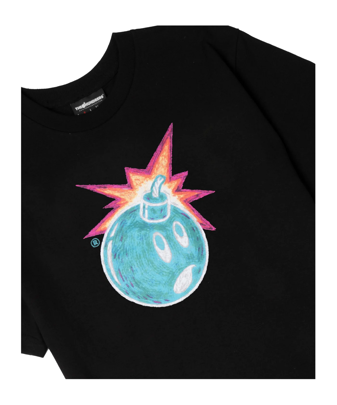 The Hundreds Claude Adam T-Shirt Schwarz