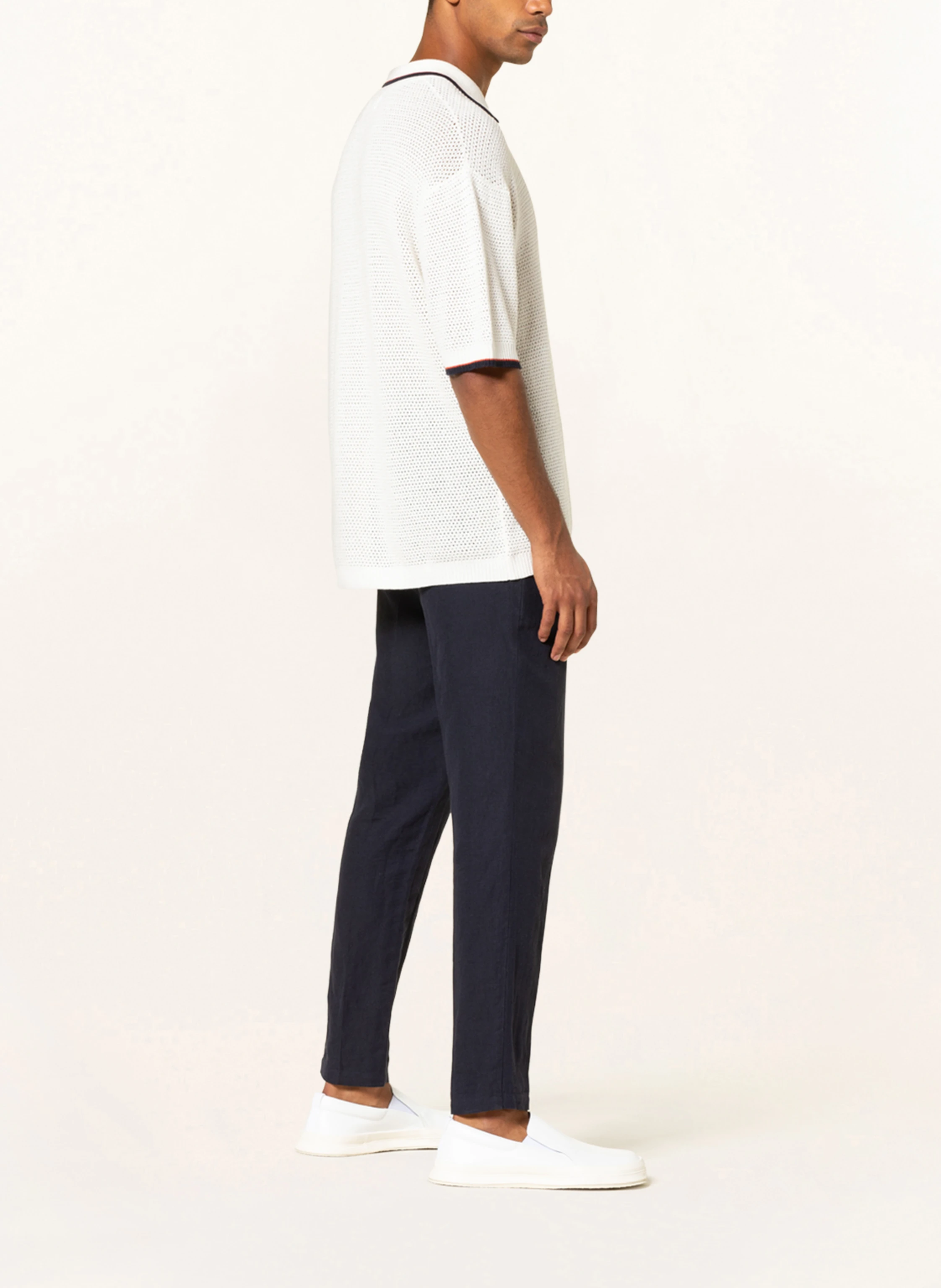 SAMSØE  SAMSØE Hose SMITHY im Jogging-Stil Slim Fit mit Leinen