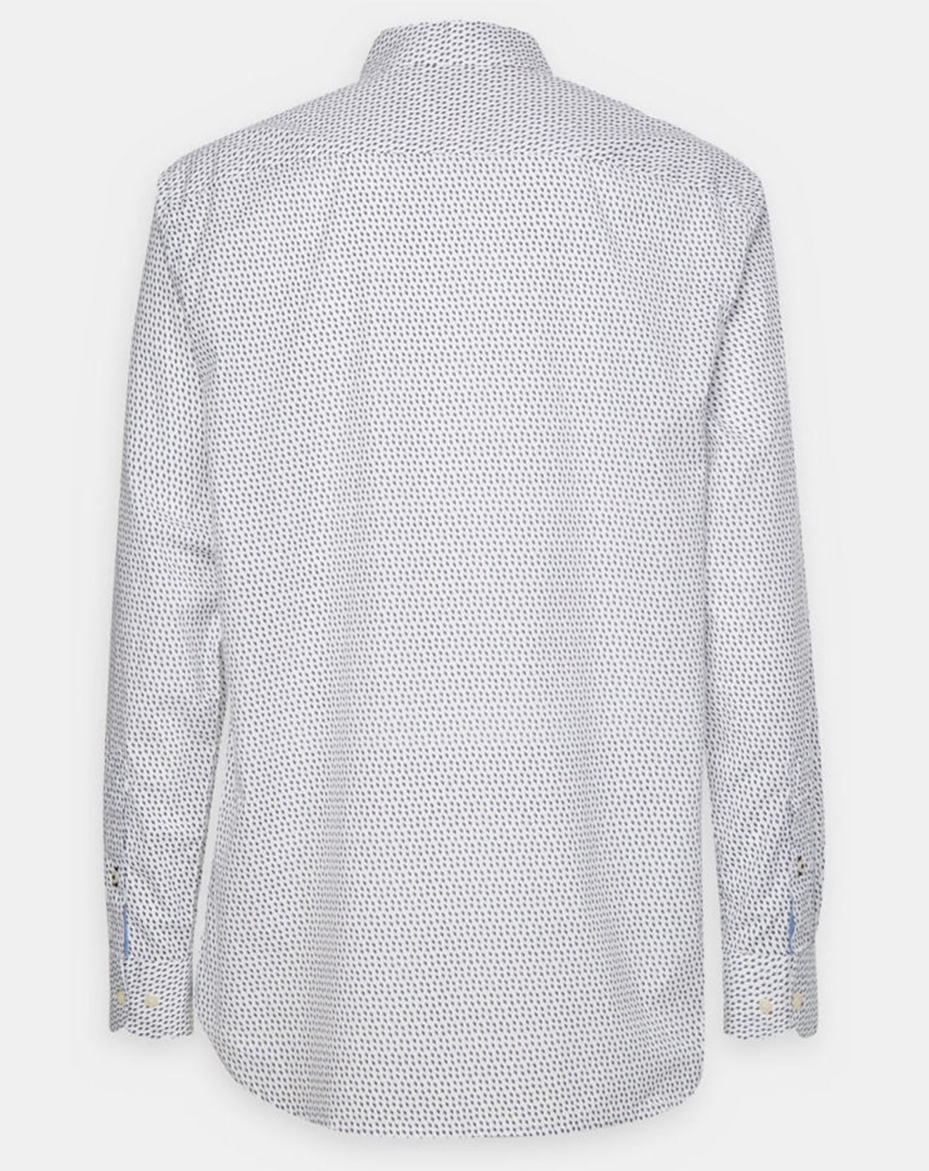 Tommy Hilfiger Chemise droite Soft Micro imprimée blanc/bleu