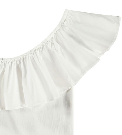 Molo Top - Rib - Rebecca - Knackig White