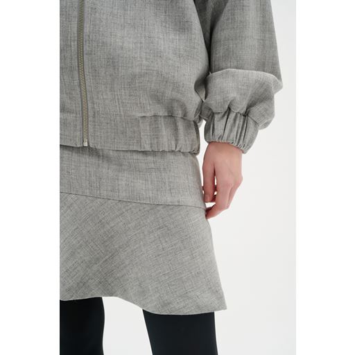 InWear ZoieIW Nederdel, Medium Grey Melange, 42