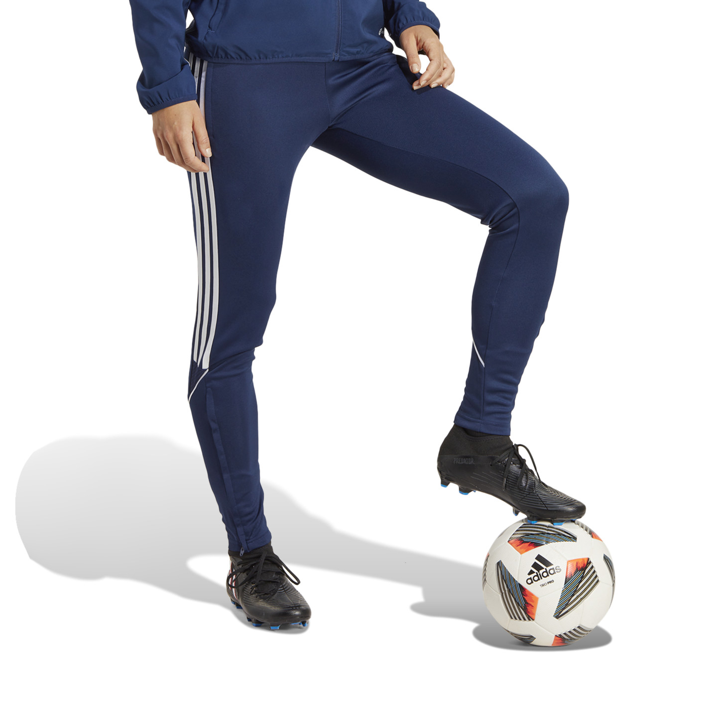 Adidas Tiro 23 League Trainingsbroek Dames Donkerblauw