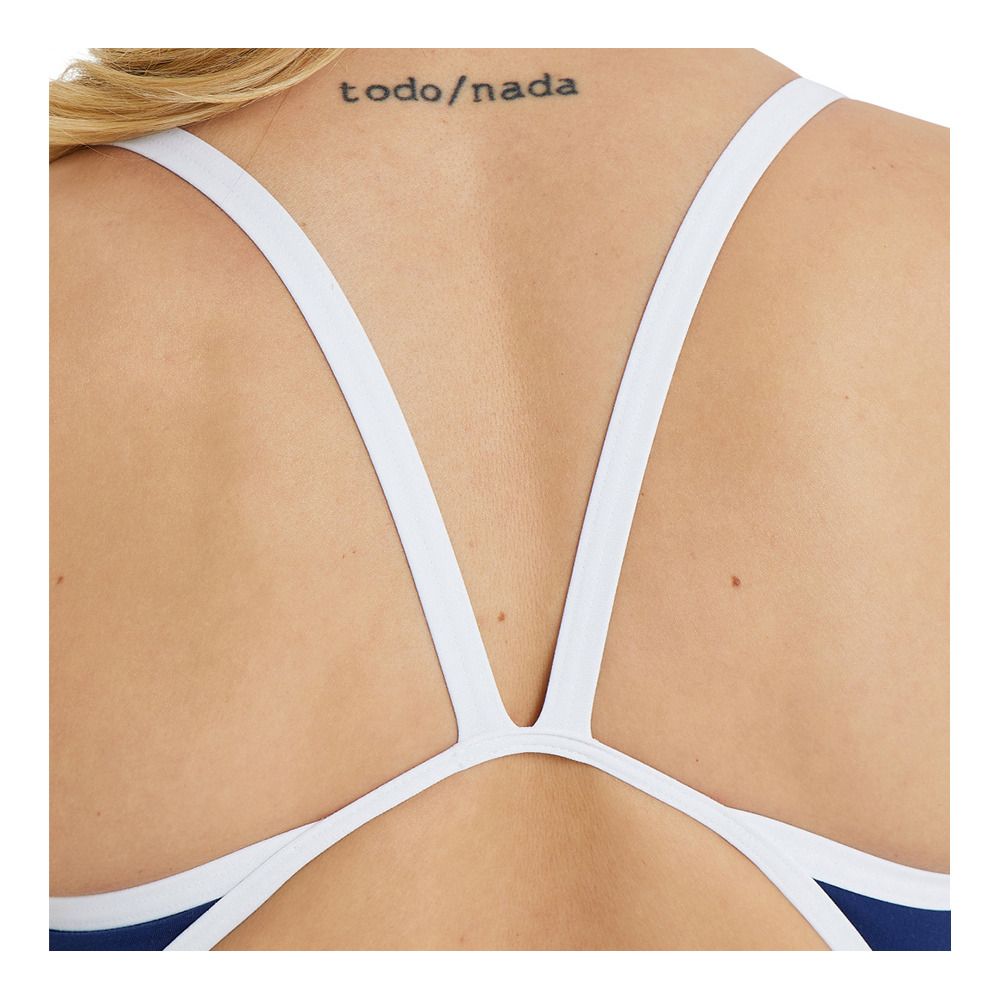 Arena ICONS - Maillot de bain 1 pièce Femme navy/white