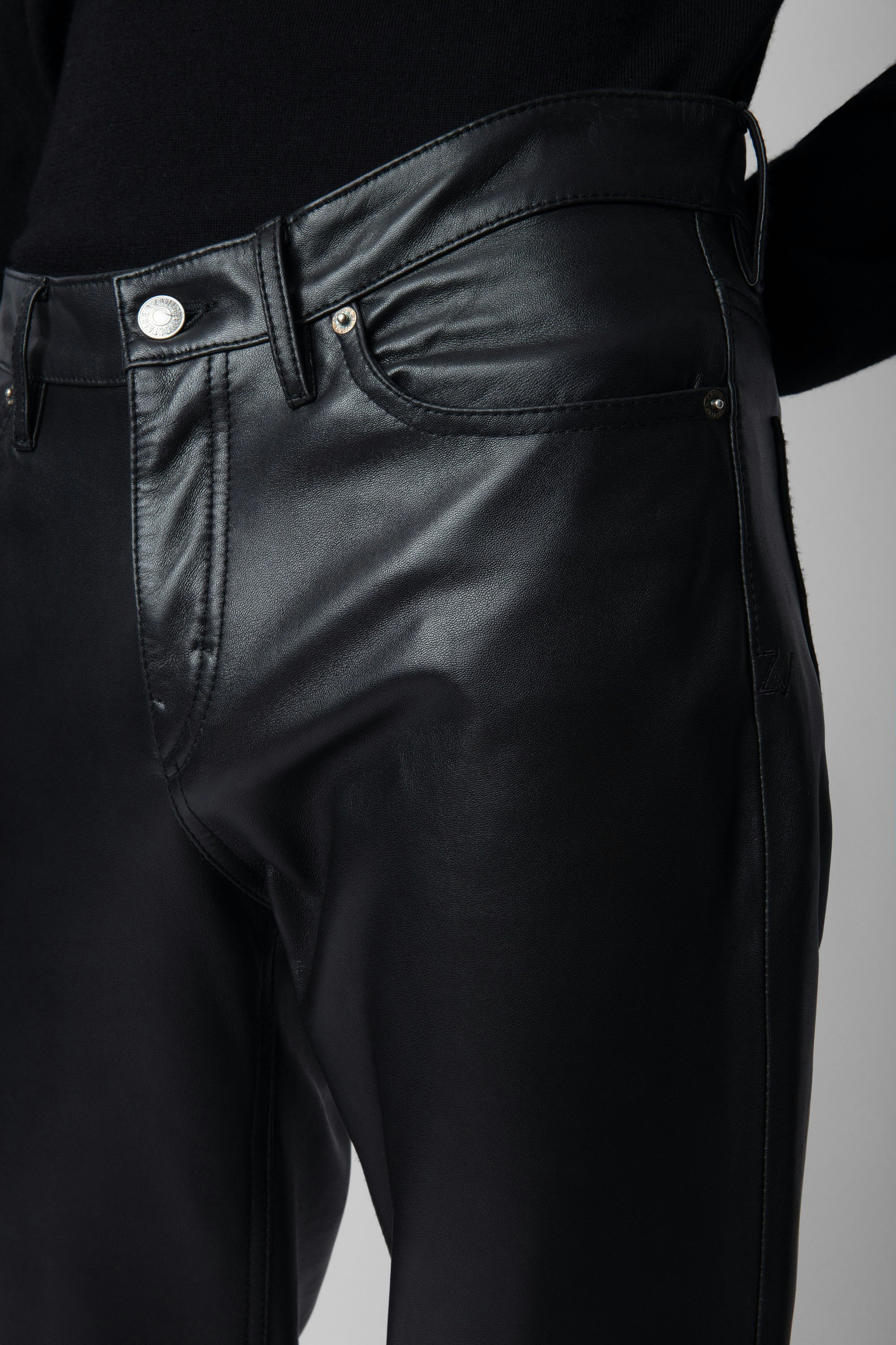 Pantalon Leather David Cuir