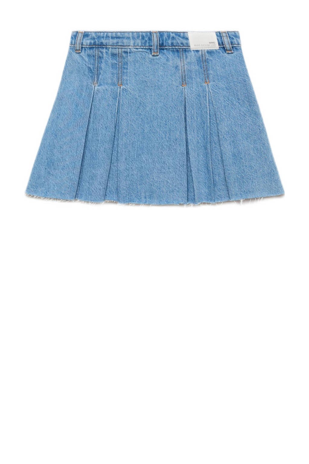 Mango Kids denim spijkerrok light blue denim