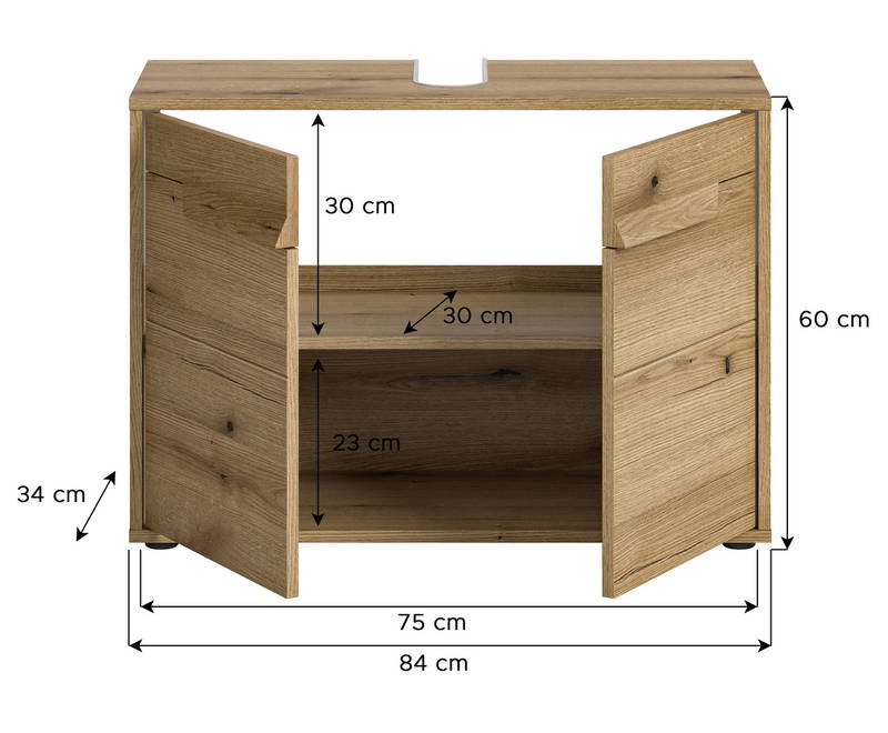 MID.YOU Waschbeckenunterschrank ZENO