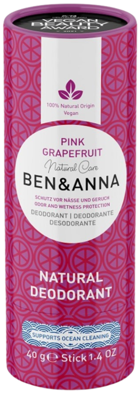 Ben & Anna Deodorant Stick Pink Grapefruit 40g