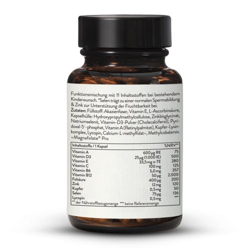 Sunday Natural Products  Kinderwunsch Mann