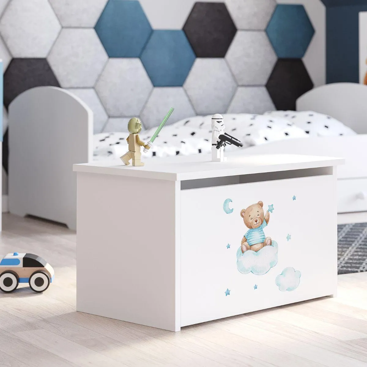 Kobi Coffre à jouets Daria - Ourson