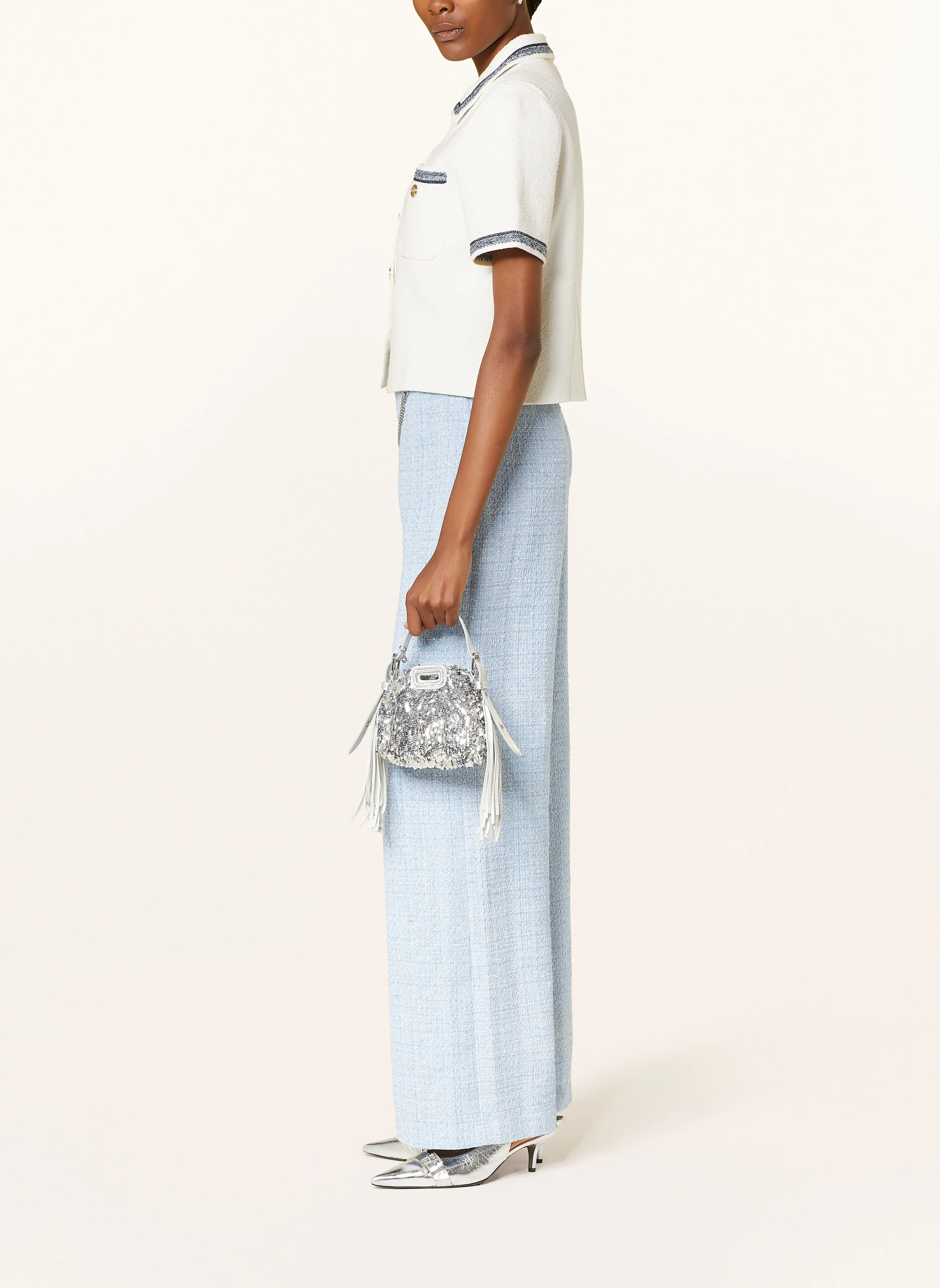 maje Marlenehose aus Tweed