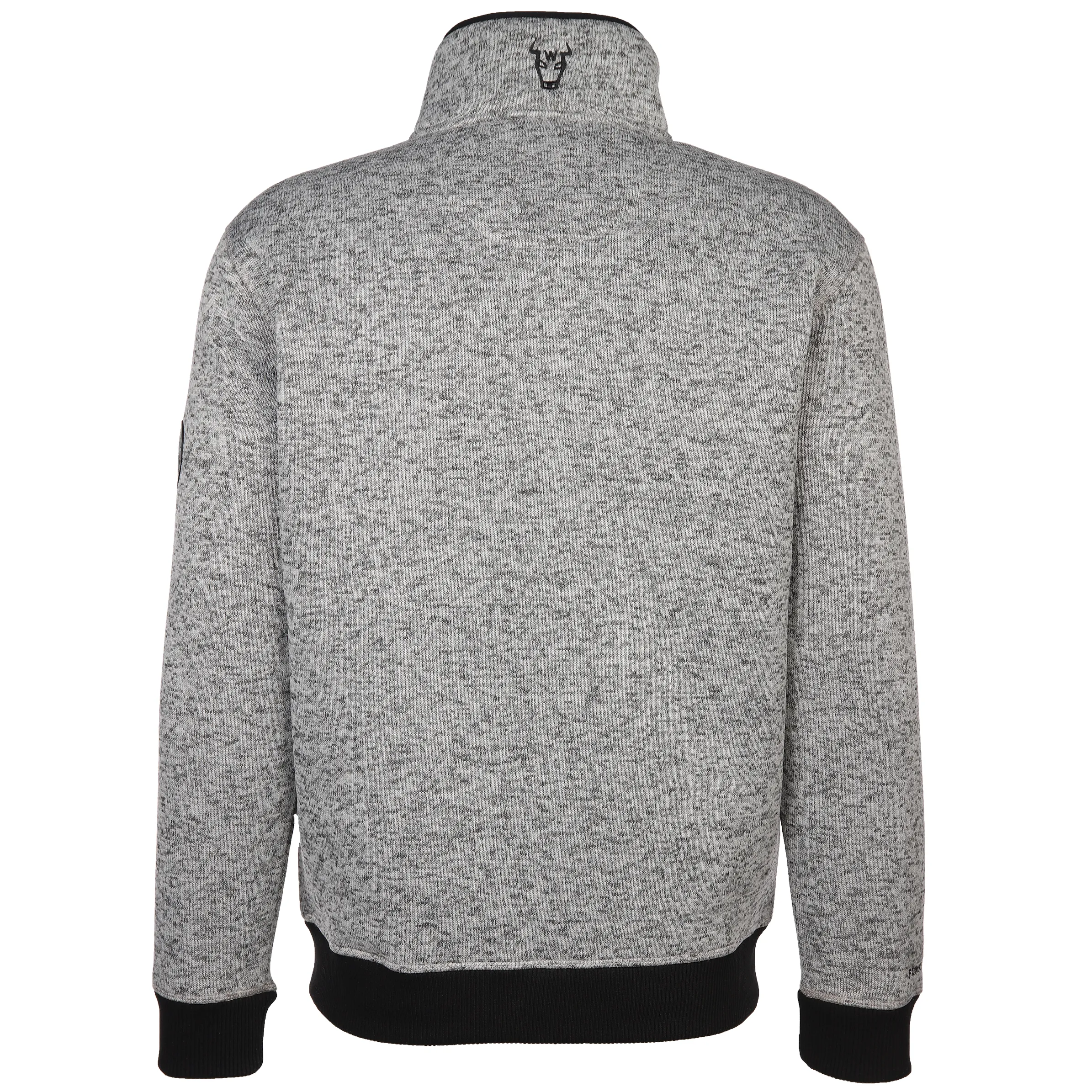 Herren Strickfleece Arbeitsjacke