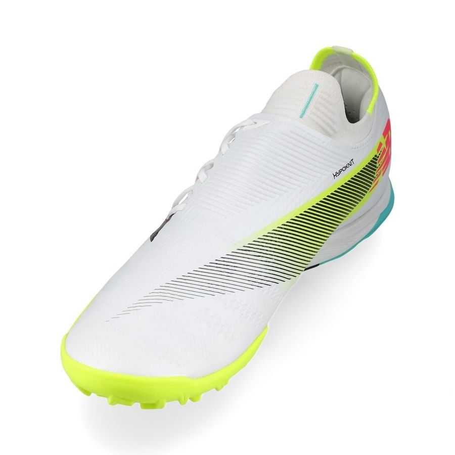 New Balance Furon V7 Pro TF - Blanc/Violet/Jaune Fluo