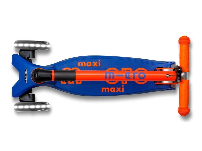 Micro Mobility Scooter Maxi Micro Deluxe Foldable Neon LED Klappbarer Scooter