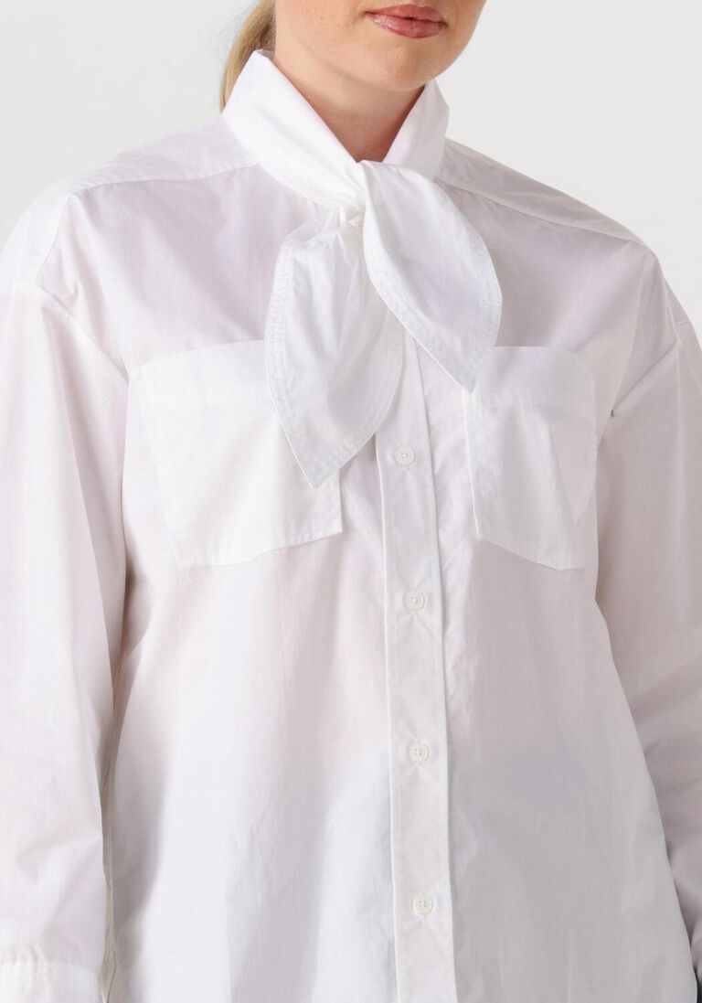 witte closed blouses scarff shirt