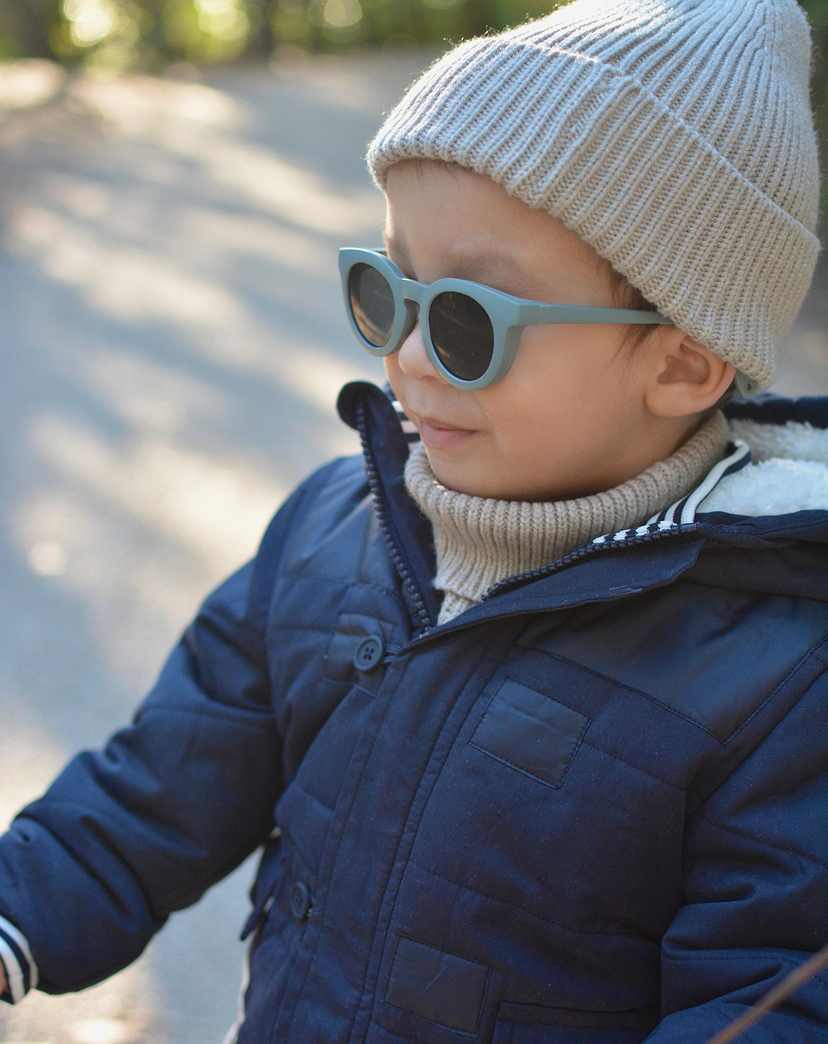 Sonnenbrille HAPPY in baltikblau