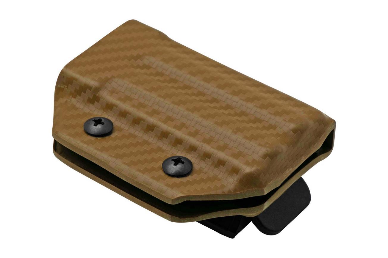 Clip And Carry Kydex Sheath Victorinox SwissTool, Carbon Fiber Brown VSTOOL-CF-BRN riemholster