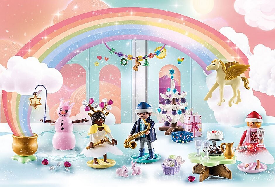 Playmobil - Julekalender - Julefest Under Regnbuen - 71348