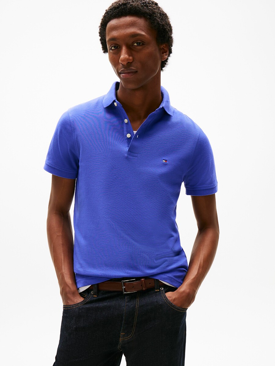 TOMMY HILFIGER<br>Polo slim stretch, 3 botões
