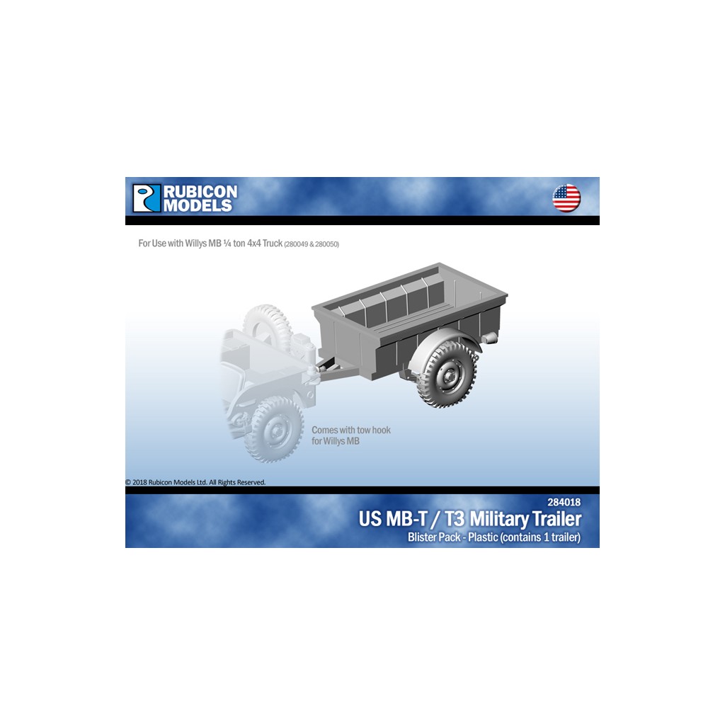 US Jeep MB-T/T3 Military Trailer