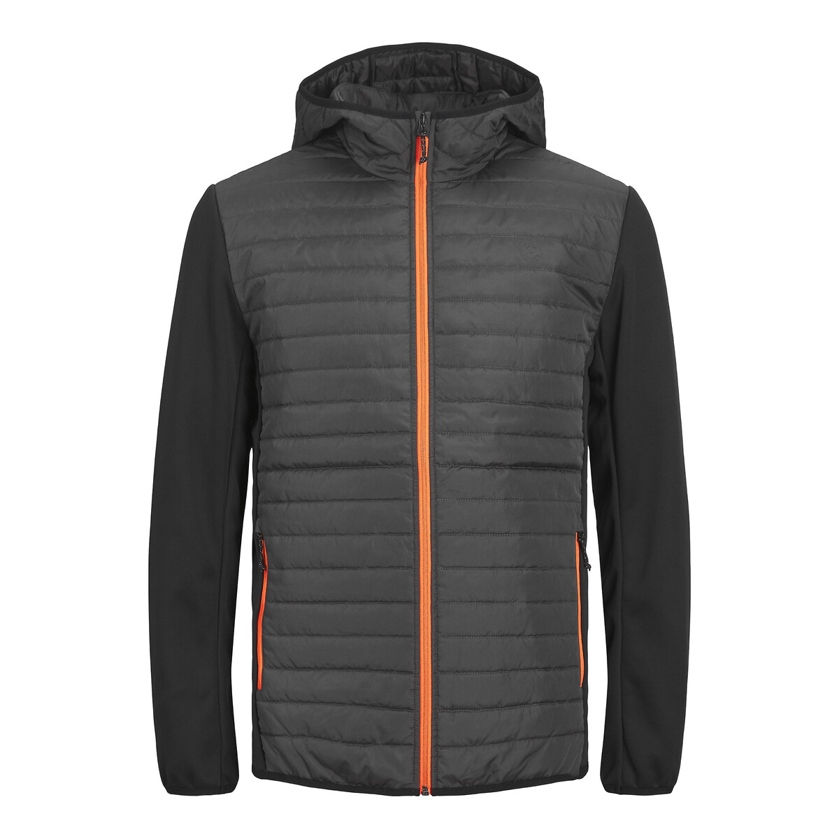 JACK & JONES<br>Colete acolchoado, dois tecidos, acolchoado multicolorido