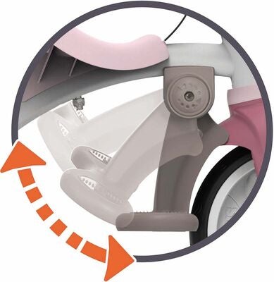 Smoby Be Move Trehjuling Comfort, Rosa