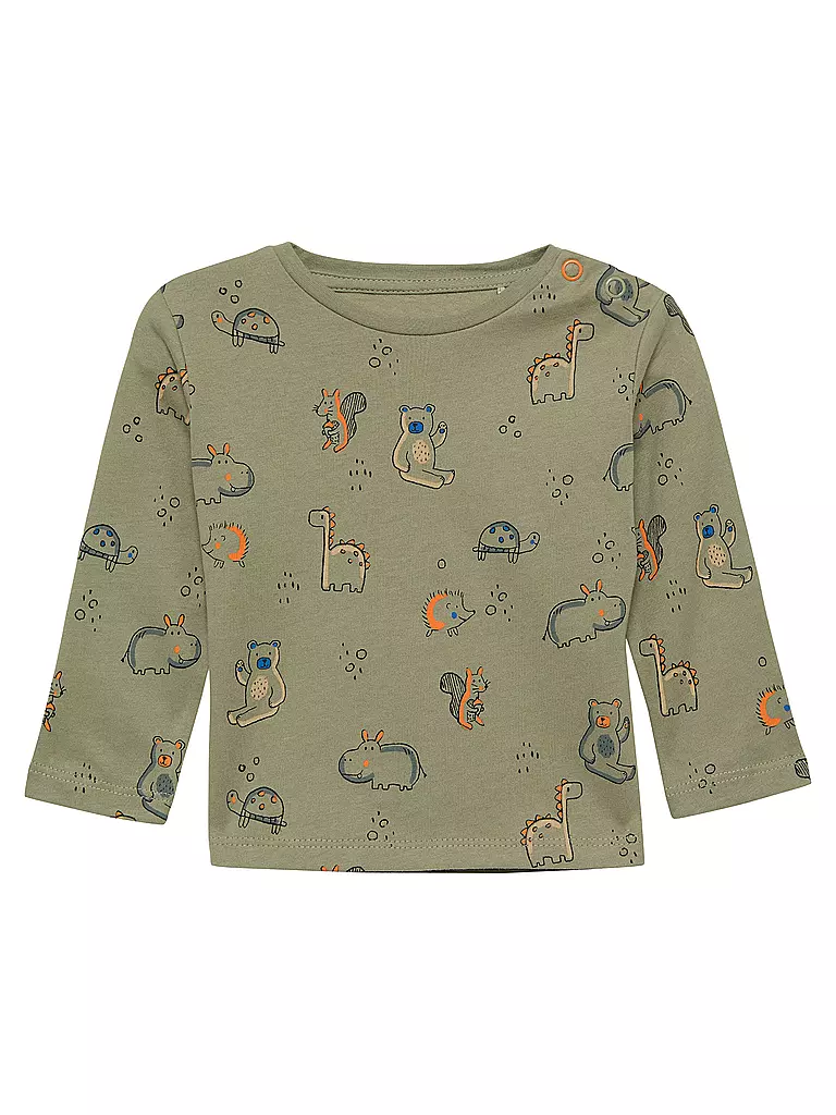 S.OLIVER Baby Langarmshirt  dunkelgrün