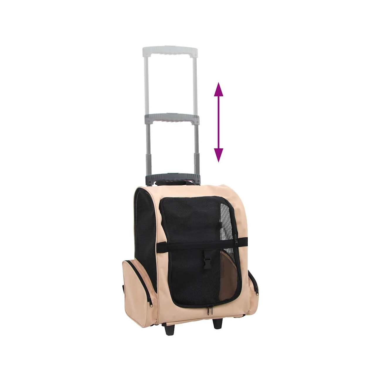VidaXL Haustier Trolley beige