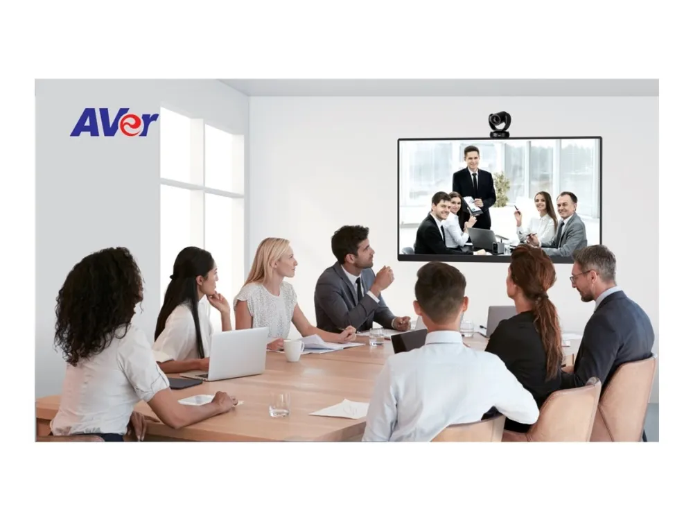 AVer CAM520 Pro3 - Konferencekamera - PTZ - farve - 8 MP - 1920 x 1080 - motoriseret - LAN - USB 3.1 Gen 1 - MJPEG, YUV, YUV2, H.264 - DC 12 V / PoE Plus