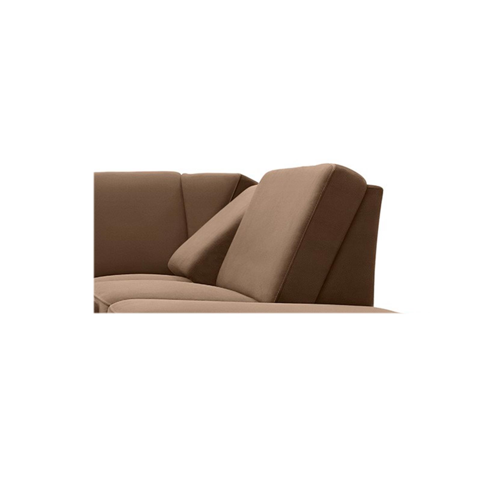 polsterpower Ecksofa - Holiday mandel - Basismodell - Ottomane rechts
