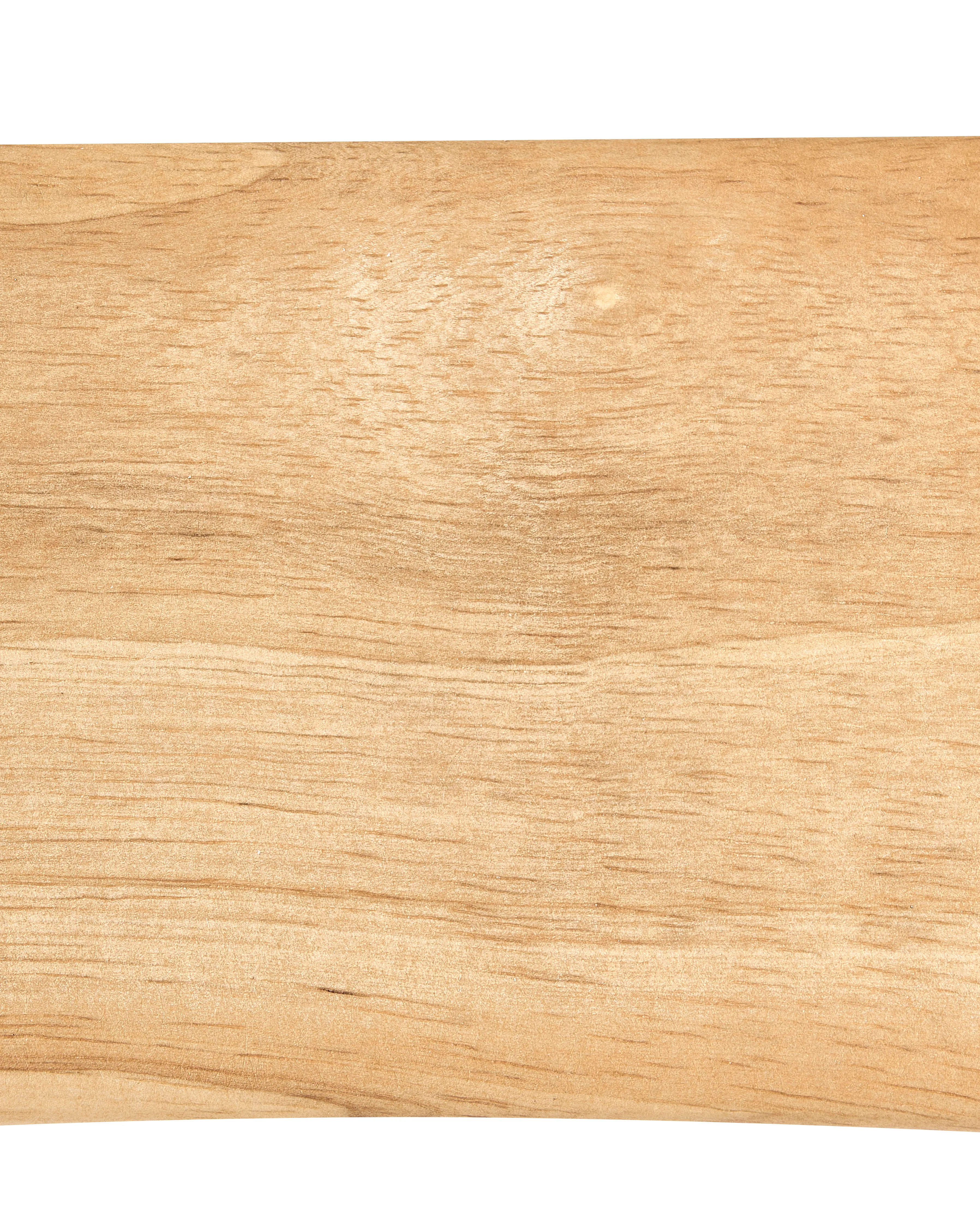 Set van 2 eetkamerstoelen EAGAN Hout Bruin/beige