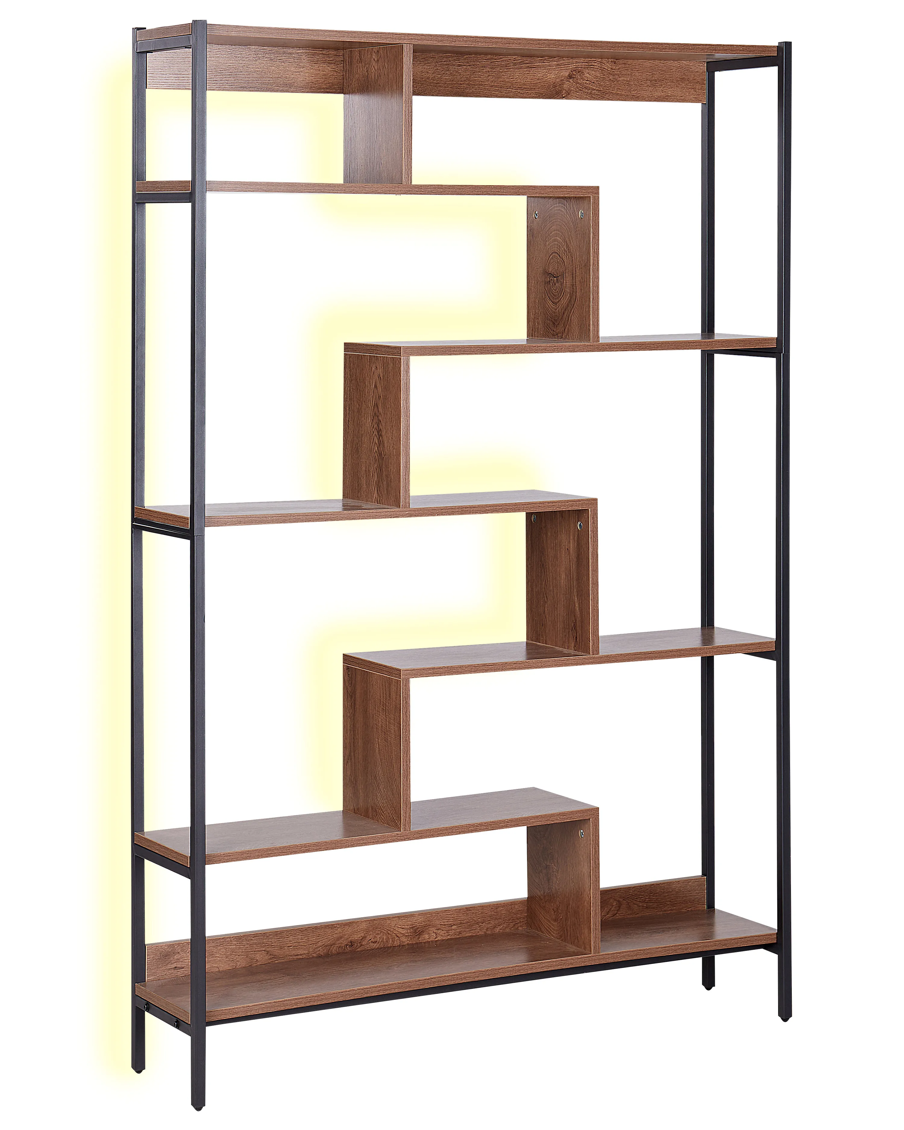 Opbergkast met 6 planken DAVEN 180 cm Bruin