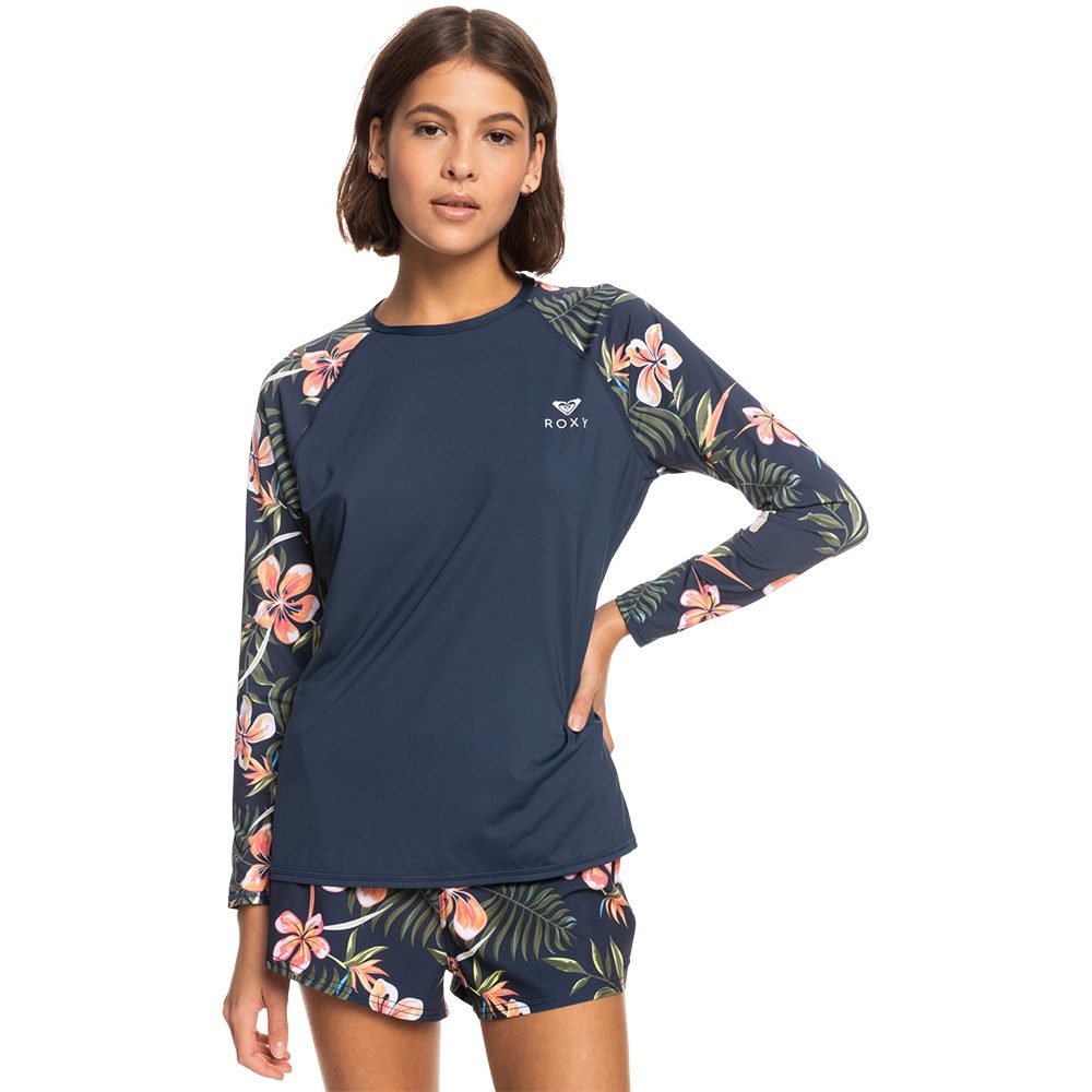 Roxy Printed Rashguard Damen mood indigo