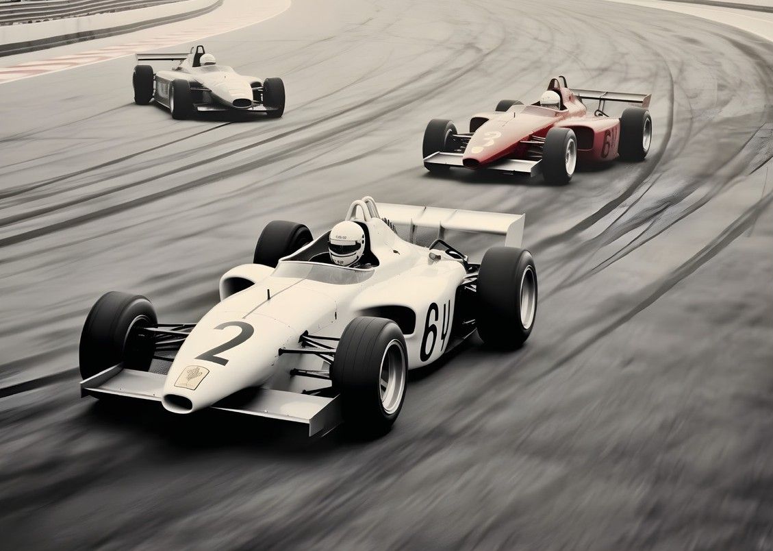 Art Print Race Track