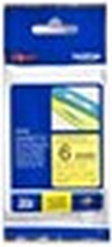 Brother - TZe-611 - Tape - Zwart op Geel - 6 mm - Origineel