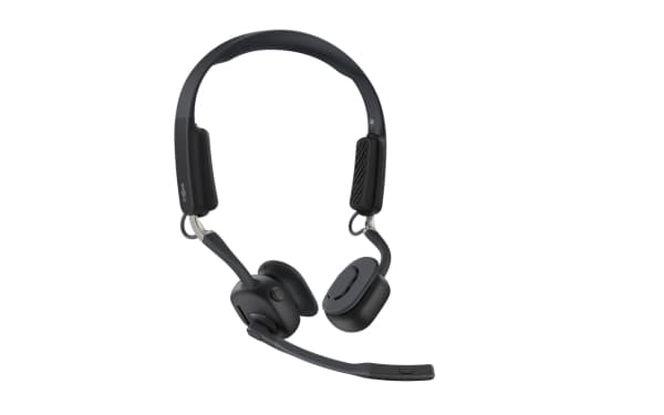 SHOKZ OpenMeet UC - Hodesett - åpent øre - loddrett - Bluetooth - trådløs - USB-C via Bluetooth-adapter - svart - Zoom Certified