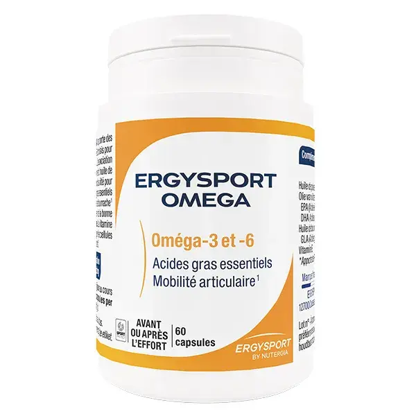 Nutergia Ergysport Omega Ômega-3 e 6 60 cápsulas
