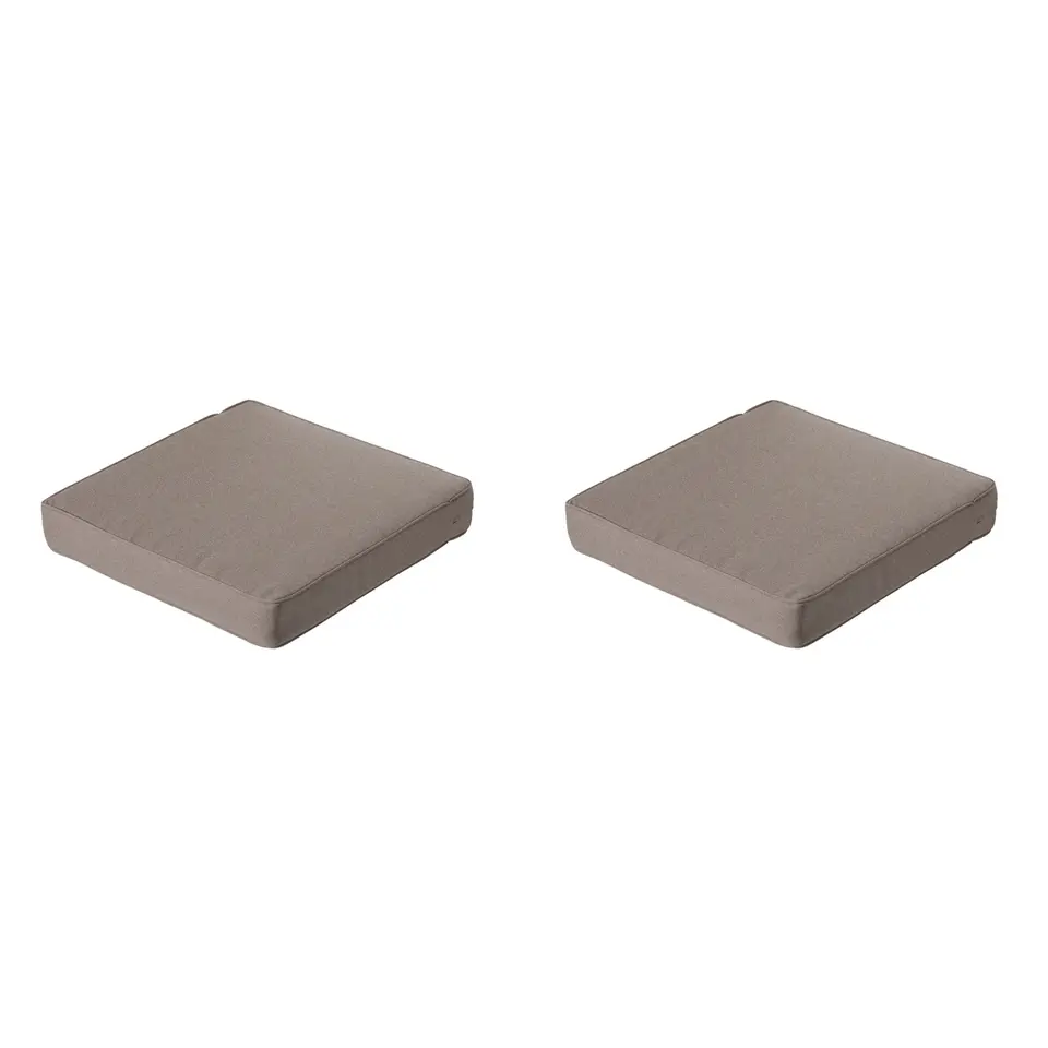Madison - Lounge Profi-Line Zitkussen Manchester taupe - 60x60 cm - Set van 2