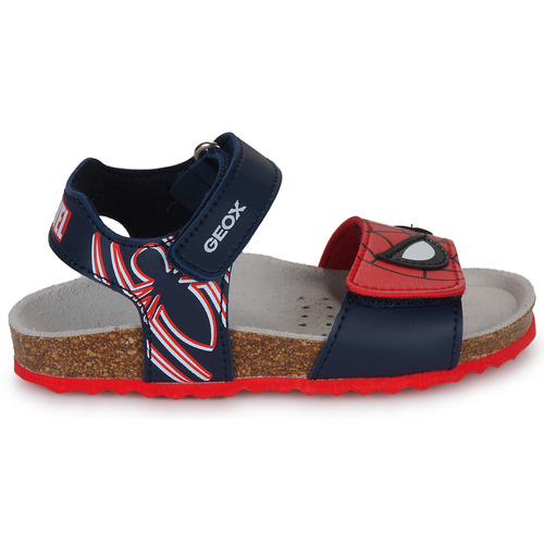 Geox - B SANDAL CHALKI BOY - Marine / Rouge