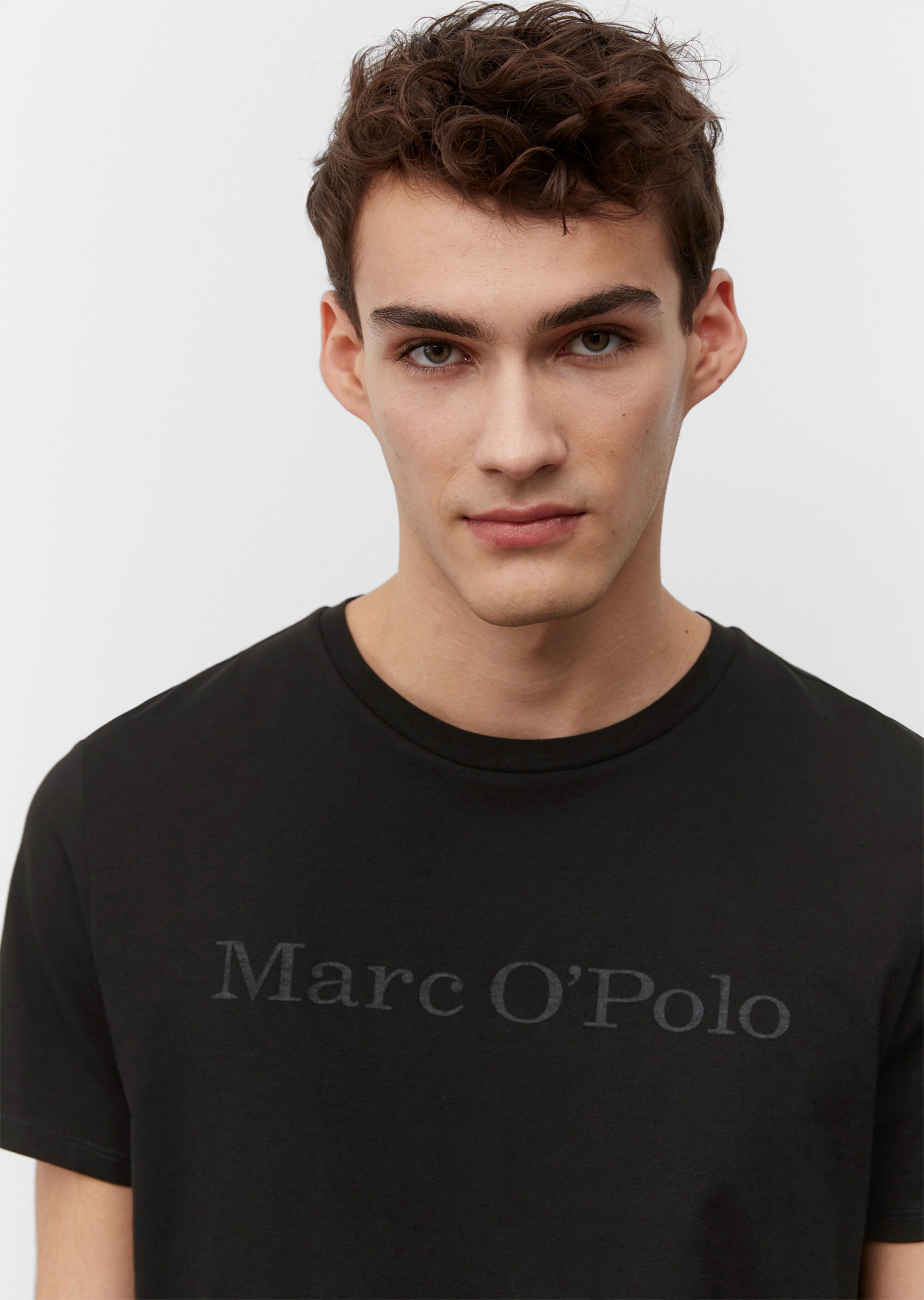Logo-T-Shirt regular aus reinem Organic Cotton