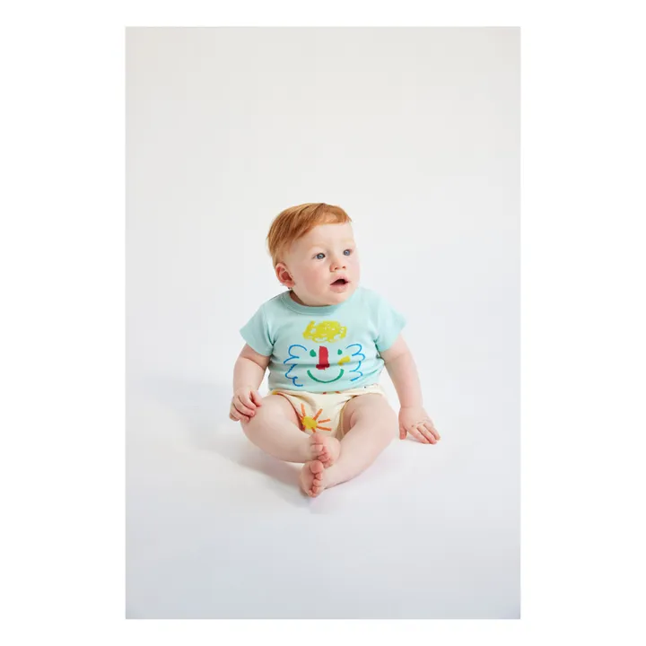 Bobo Choses Body Coton Bio Visage | Bleu