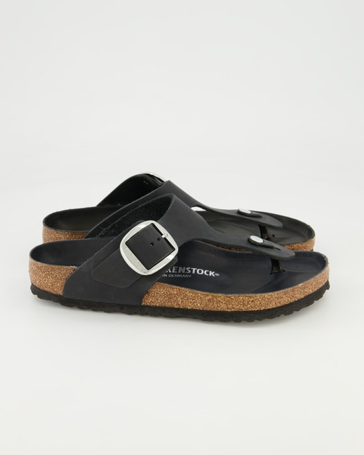 Birkenstock Gizeh Big Buckle Zehentrenner in Schwarz