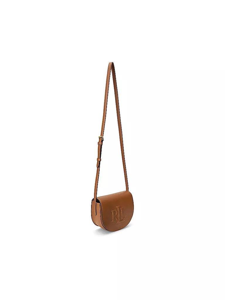 LAUREN RALPH LAUREN Ledertasche - Mini Bag WITLEY Medium braun