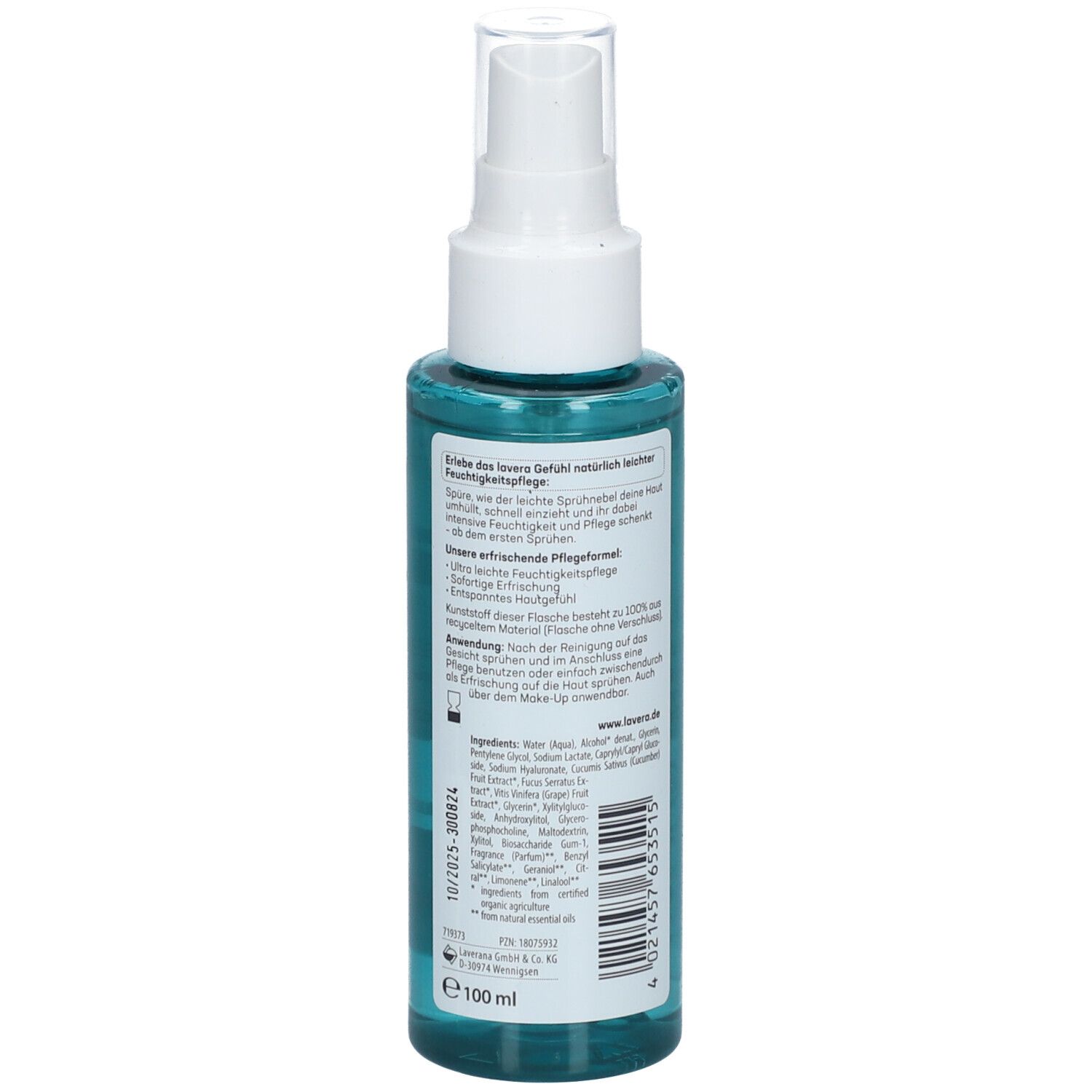 lavera HYDRO REFRESH GESICHTS-PFLEGESPRAY